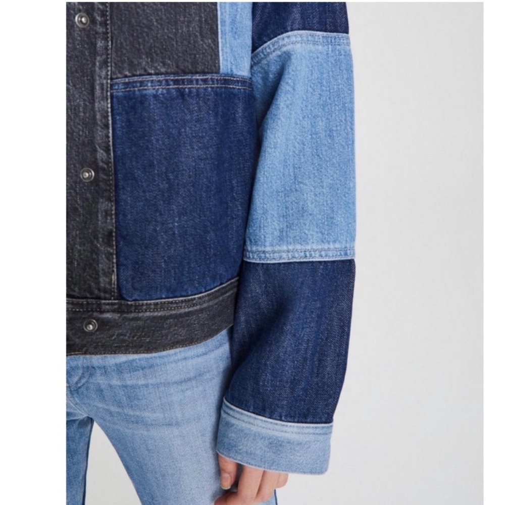 Adriano Goldschmied Kaya Patchwork Jean Jacket Medium - Picture 5 of 10